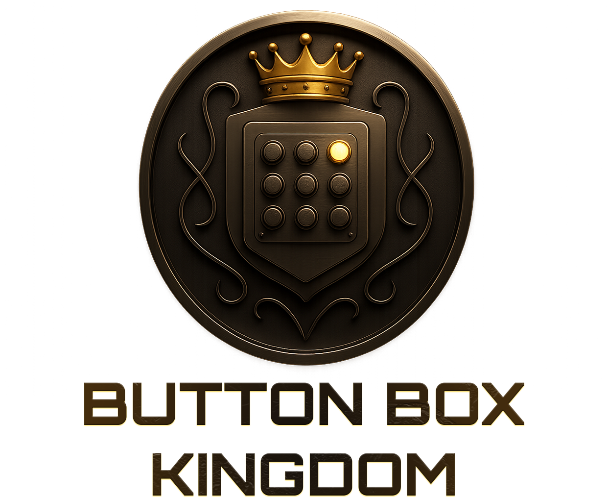 Logo button box kingdom
